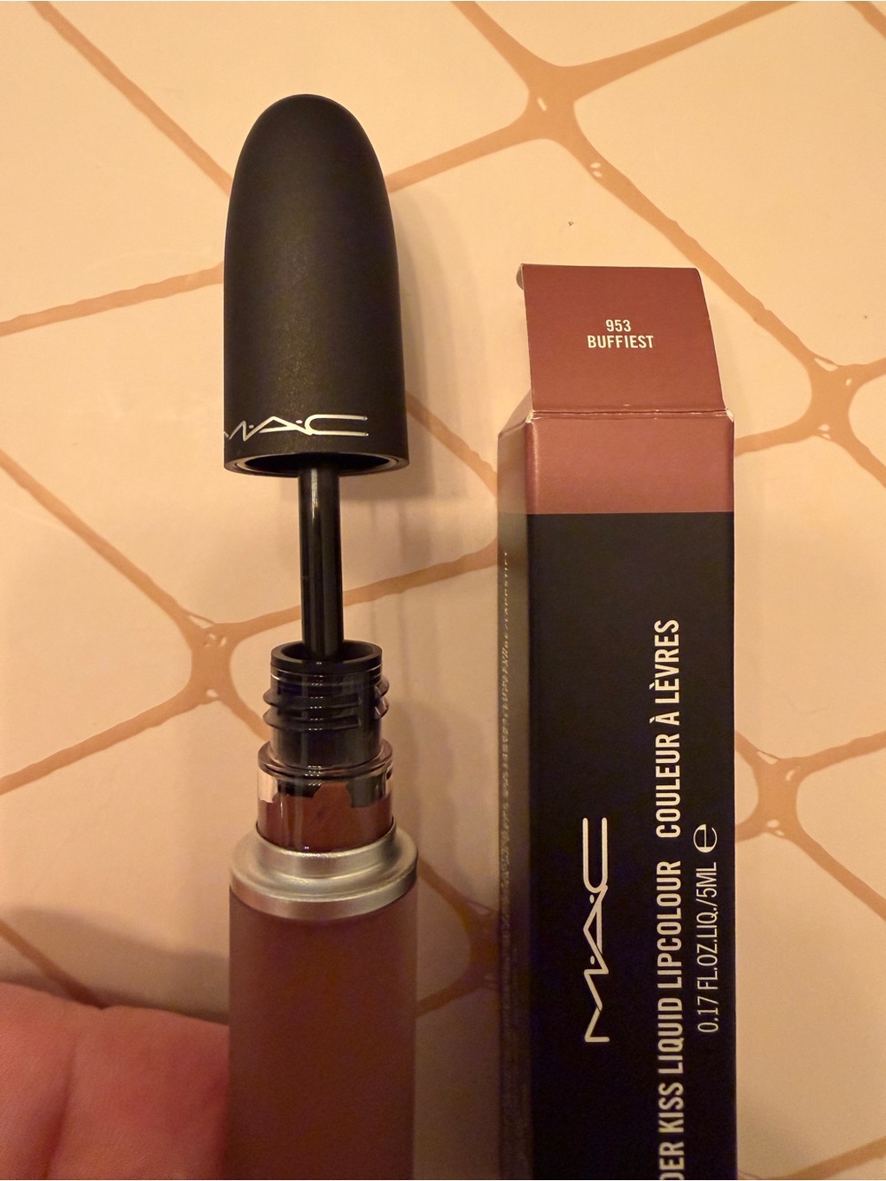 MAC Cosmetics Powder Kiss Liquid Lipcolour — Buffiest - Picture 6 of 8